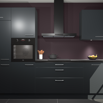 Onyxgrijze keuken Athene 65139