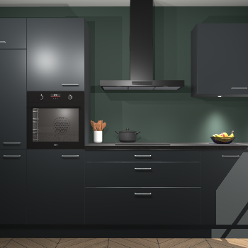 Onyxgrijze keuken Athene 65140