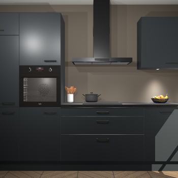 Onyxgrijze keuken Athene 65143