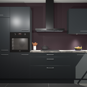 Onyxgrijze keuken Athene 65145