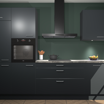 Onyxgrijze keuken Athene 65146