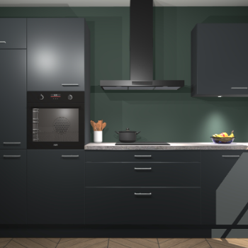 Onyxgrijze keuken Athene 65152