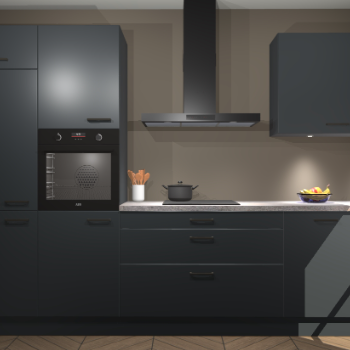 Onyxgrijze keuken Athene 65155