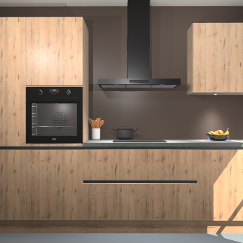 Madera natuur greeploze keuken Athene 65337