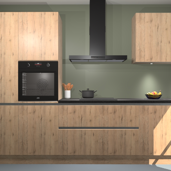 Madera natuur greeploze keuken Athene 65340