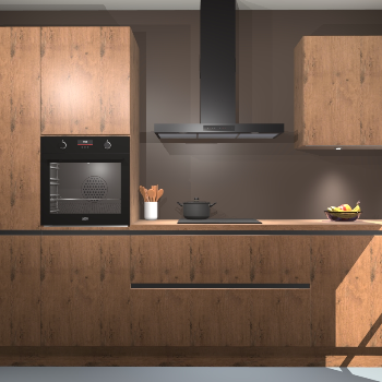 Astoria eiken greeploze keuken Athene 65520