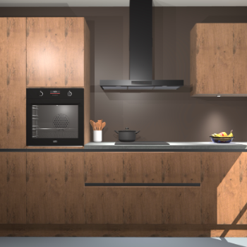 Astoria eiken greeploze keuken Athene 65535