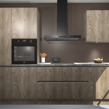 Cantaro eiken greeploze keuken Athene 65674