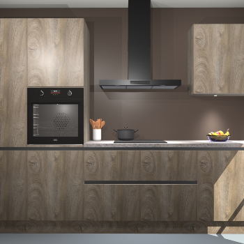 Cantaro eiken greeploze keuken Athene 65680