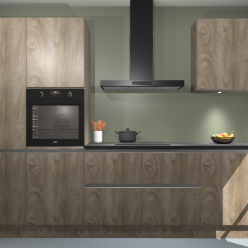 Cantaro eiken greeploze keuken Athene 65683