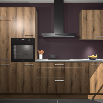 Goud eiken keuken Athene 66278