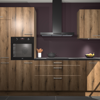 Goud eiken keuken Athene 66305