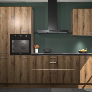 Goud eiken keuken Athene 66306