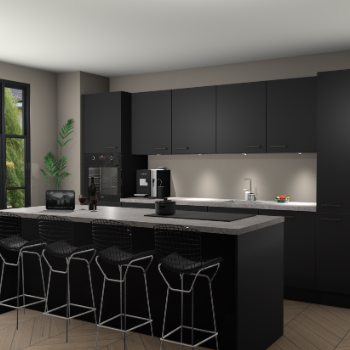 Zwarte keuken Jamaica 73997