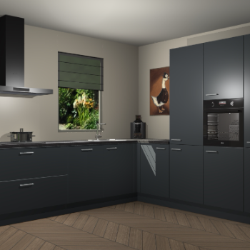 Onyxgrijze  keuken Laos 79294