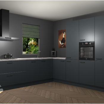 Onyxgrijze  keuken Laos 79443