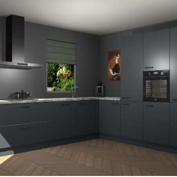 Onyxgrijze  keuken Laos 79492
