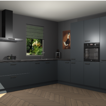 Onyxgrijze  keuken Laos 79486