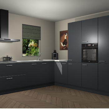 Onyxgrijze  keuken Laos 79477