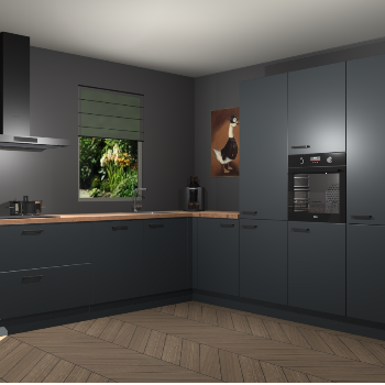 Onyxgrijze  keuken Laos 79472