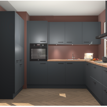 Onyxgrijze keuken Regina 77609