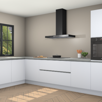 Sneeuwwitte greeploze keuken Tychy 80140