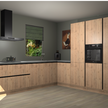 Madera Natuur greeploze keuken Laos 79627