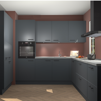 Onyxgrijze keuken Regina 77806