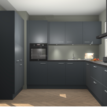 Onyxgrijze keuken Regina 77810