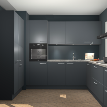 Onyxgrijze keuken Regina 77815