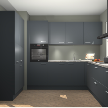 Onyxgrijze keuken Regina 77816