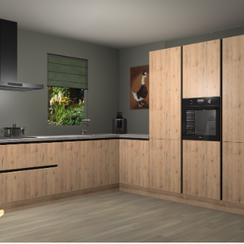 Madera Natuur greeploze keuken Laos 79571
