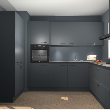 Onyxgrijze keuken Regina 77813