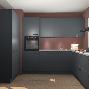 Onyxgrijze keuken Regina 77824
