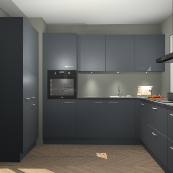 Onyxgrijze keuken Regina 77828