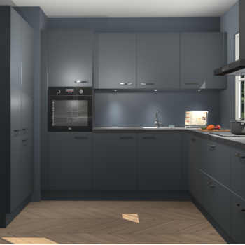 Onyxgrijze keuken Regina 77831