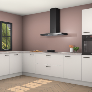 Zijdegrijze keuken Tychy 80341