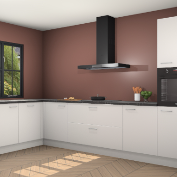 Zijdegrijze keuken Tychy 80353