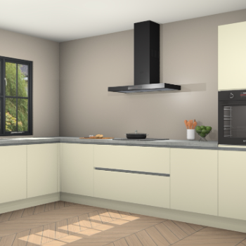 Magnolia greeploze keuken Tychy 80380