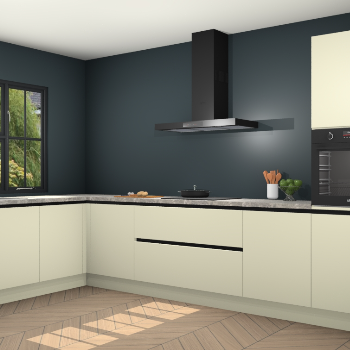 Magnolia greeploze keuken Tychy 80438