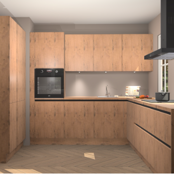 Astoria eiken greeploze keuken Regina 77629