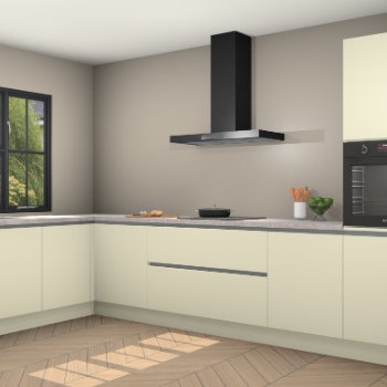 Magnolia greeploze keuken Tychy 80448