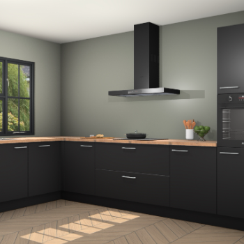 Zwarte keuken Tychy 80467