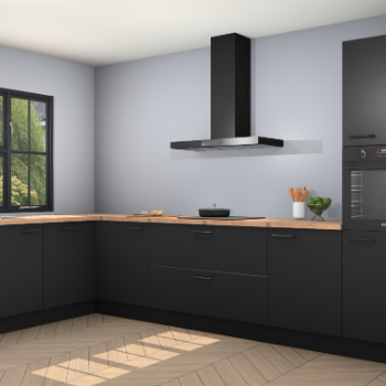 Zwarte keuken Tychy 80470