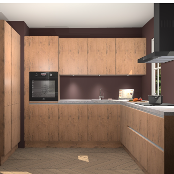 Astoria eiken greeploze keuken Regina 78112