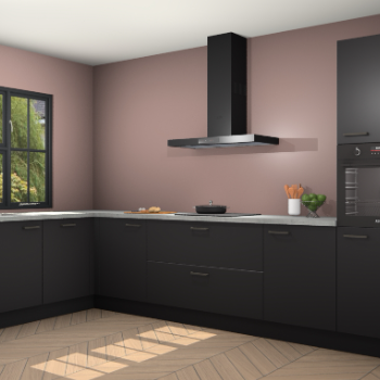 Zwarte keuken Tychy 80510