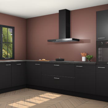 Zwarte keuken Tychy 80513