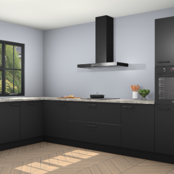 Zwarte keuken Tychy 80558