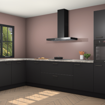 Zwarte keuken Tychy 80559