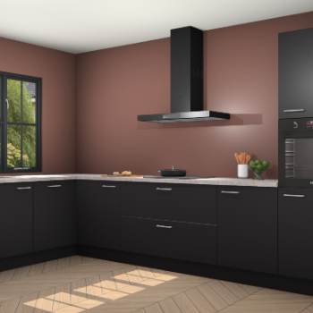 Zwarte keuken Tychy 80568